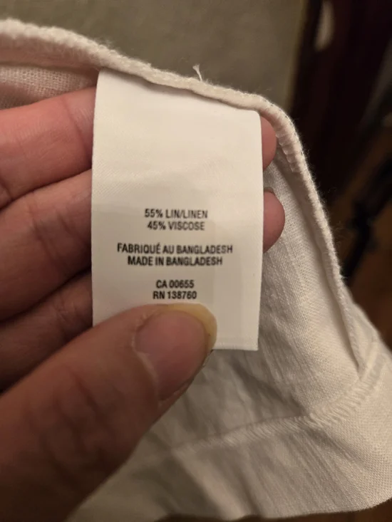 Linen Blend Blazer White Open Front Minimalist Chic Layering Jacket - Picture 9 of 10